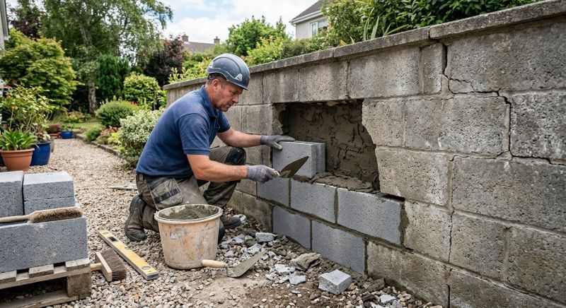 Block Wall Repair in Compton, CA