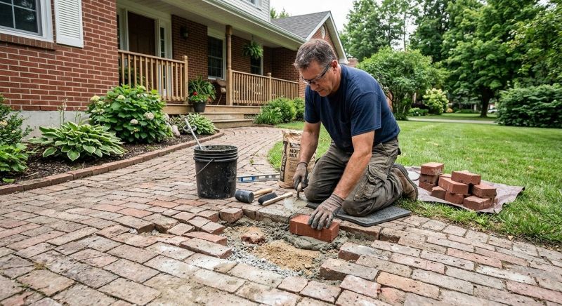Brick Flatwork Repair in Huntington Park, CA