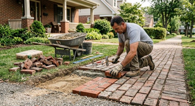 Brick Flatwork Repair in Northridge, CA