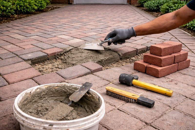 Brick Flatwork Repair in San Fernando, CA