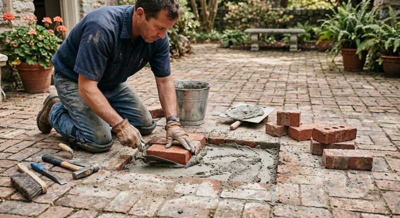 Brick Floor Repair in Burbank, CA