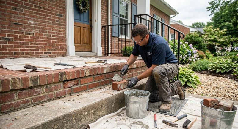 Brick Stairs Repair in Pasadena, CA