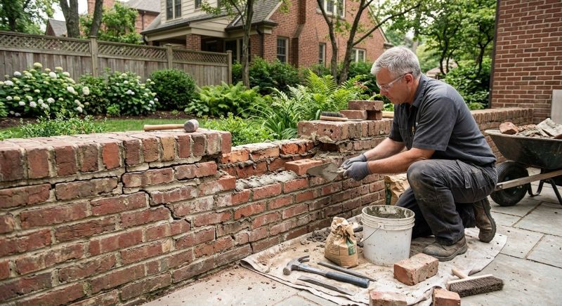 Brick Wall Repair in Baldwin Park, CA