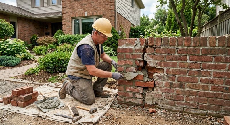 Brick Wall Repair in Canoga Park, CA