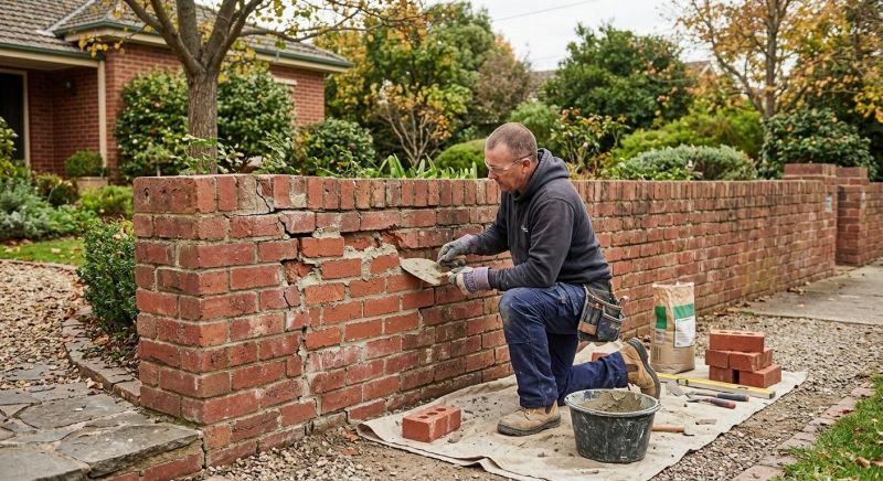 Brick Wall Repair in Lakewood, CA