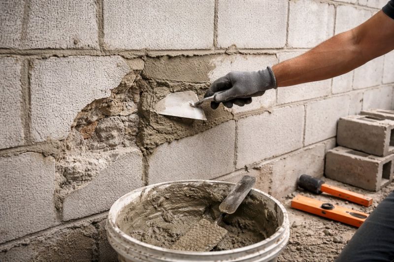 Cinder Block Wall Repair in Northridge, CA
