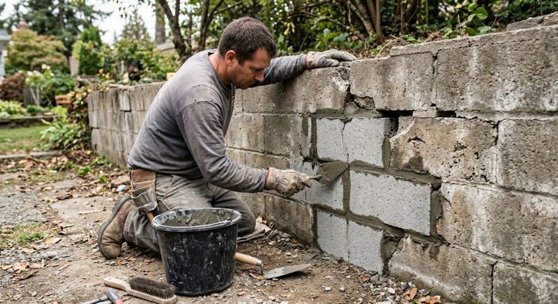 Concrete Block Repair in Arcadia, CA
