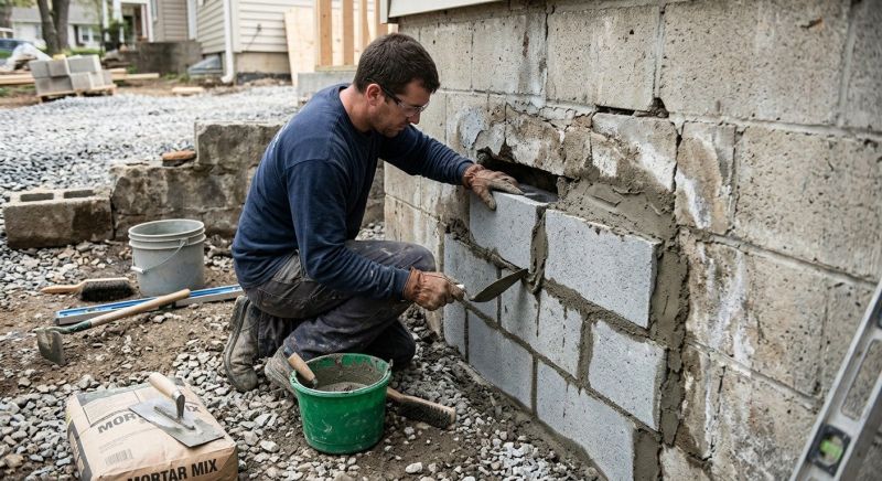 Concrete Block Repair in Arcadia, CA