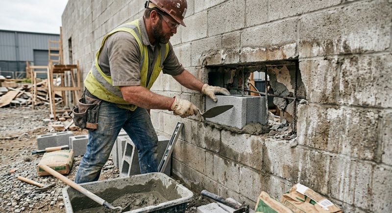 Concrete Block Repair in Arcadia, CA