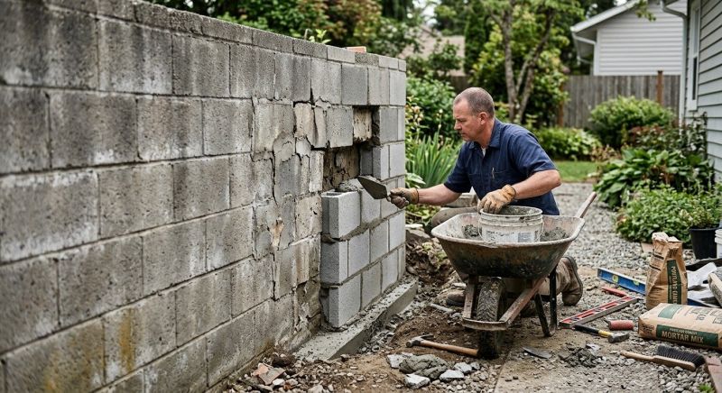 Concrete Block Repair in Montebello, CA