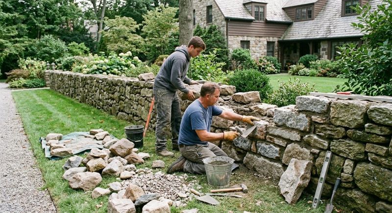 Rock Wall Repair in Burbank, CA