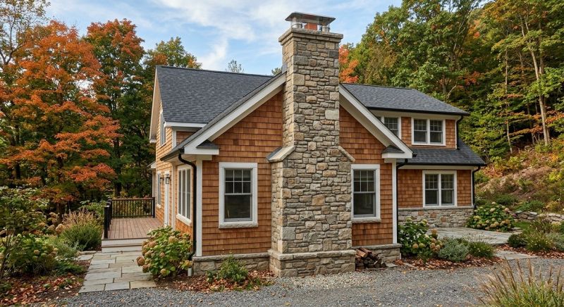 Stone Chimney Installation in Canoga Park, CA