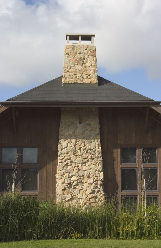 Stone Chimney Installation in La Canada Flintridge, CA