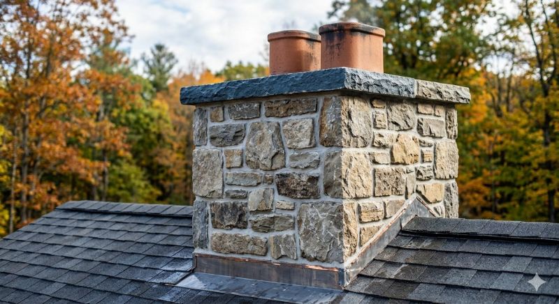 Stone Chimney Installation in Pacific Palisades, CA