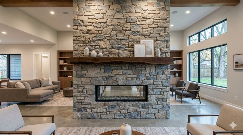 Stone Chimney Installation in Pasadena, CA