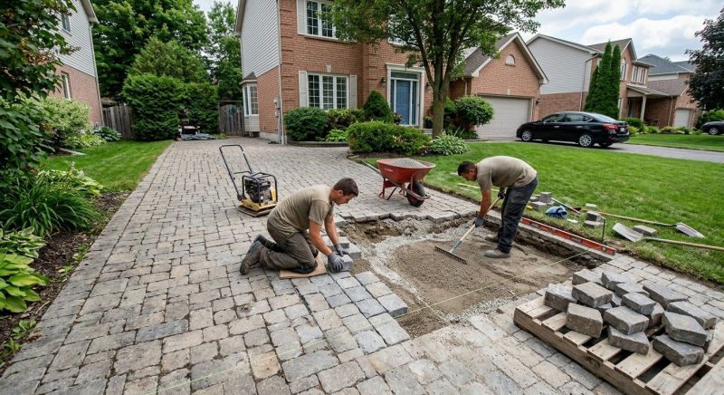 Stone Driveway Repair in Burbank, CA